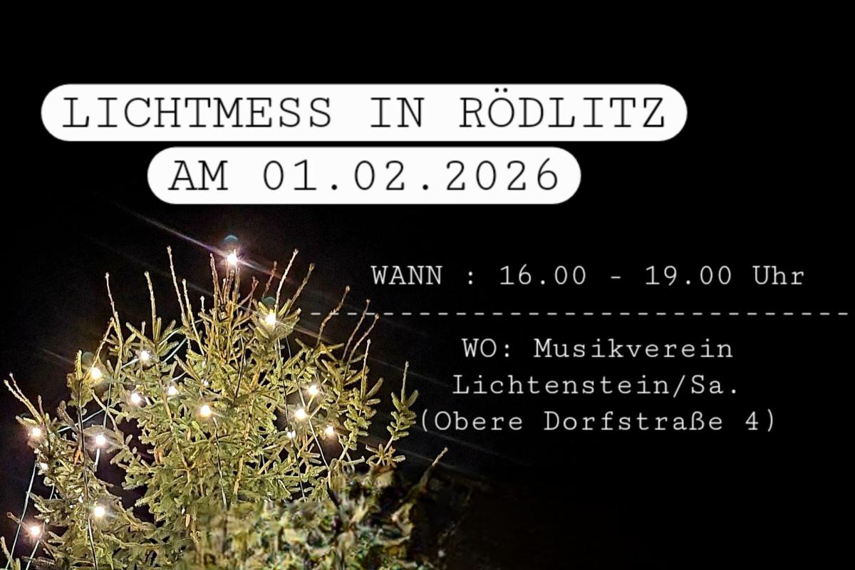 Lichtmess 2026 in Rödlitz
