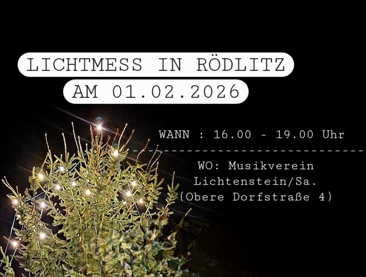 Lichtmess 2026 in Rödlitz