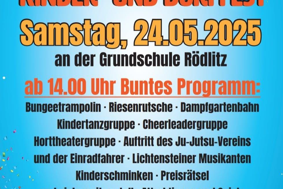 21. Rödlitzer Kinder- und Dorffest 2025
